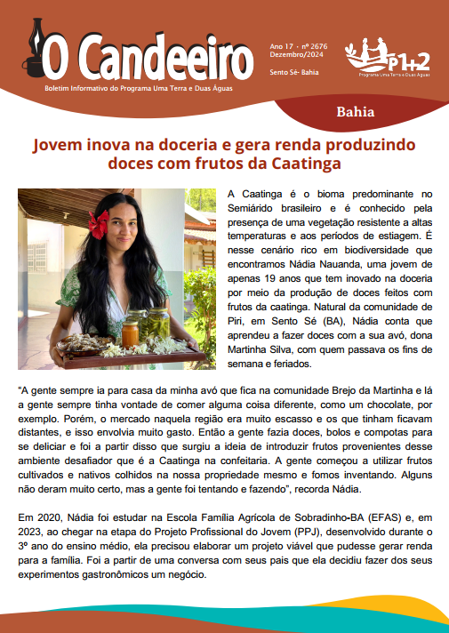 Jovem inova na doceria e gera renda produzindo doces com frutos da Caatinga